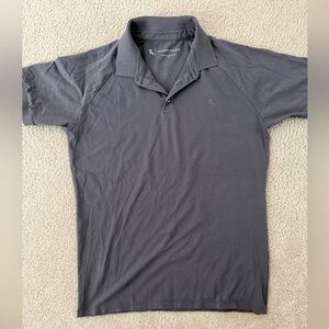 Men's Tailored Athlete Charcoal Polo Shirt